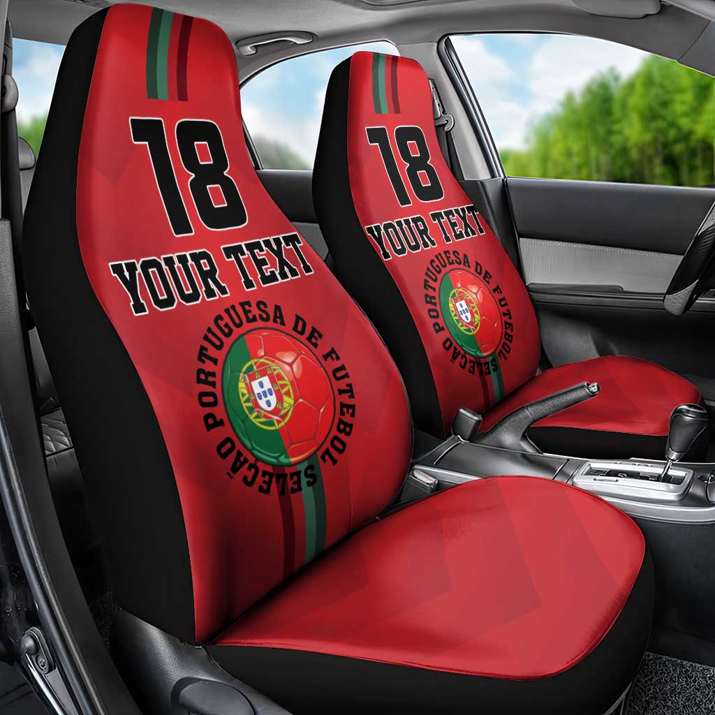 Custom Portugal Football Car Seat Cover A Selecao das Quinas