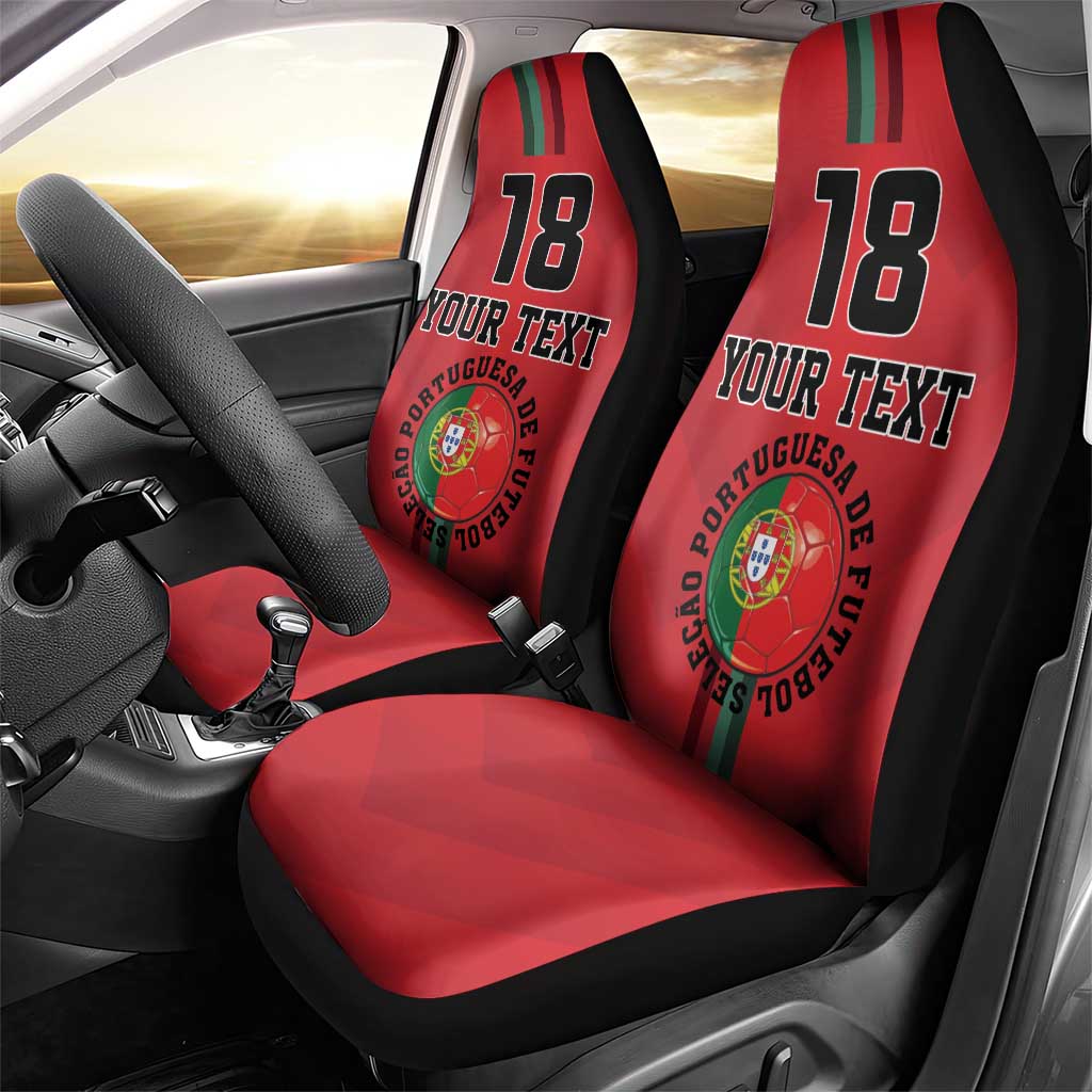 Custom Portugal Football Car Seat Cover A Selecao das Quinas