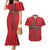 Custom Portugal Football Couples Matching Mermaid Dress and Hawaiian Shirt A Selecao das Quinas