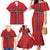 Custom Portugal Football Family Matching Mermaid Dress and Hawaiian Shirt A Selecao das Quinas
