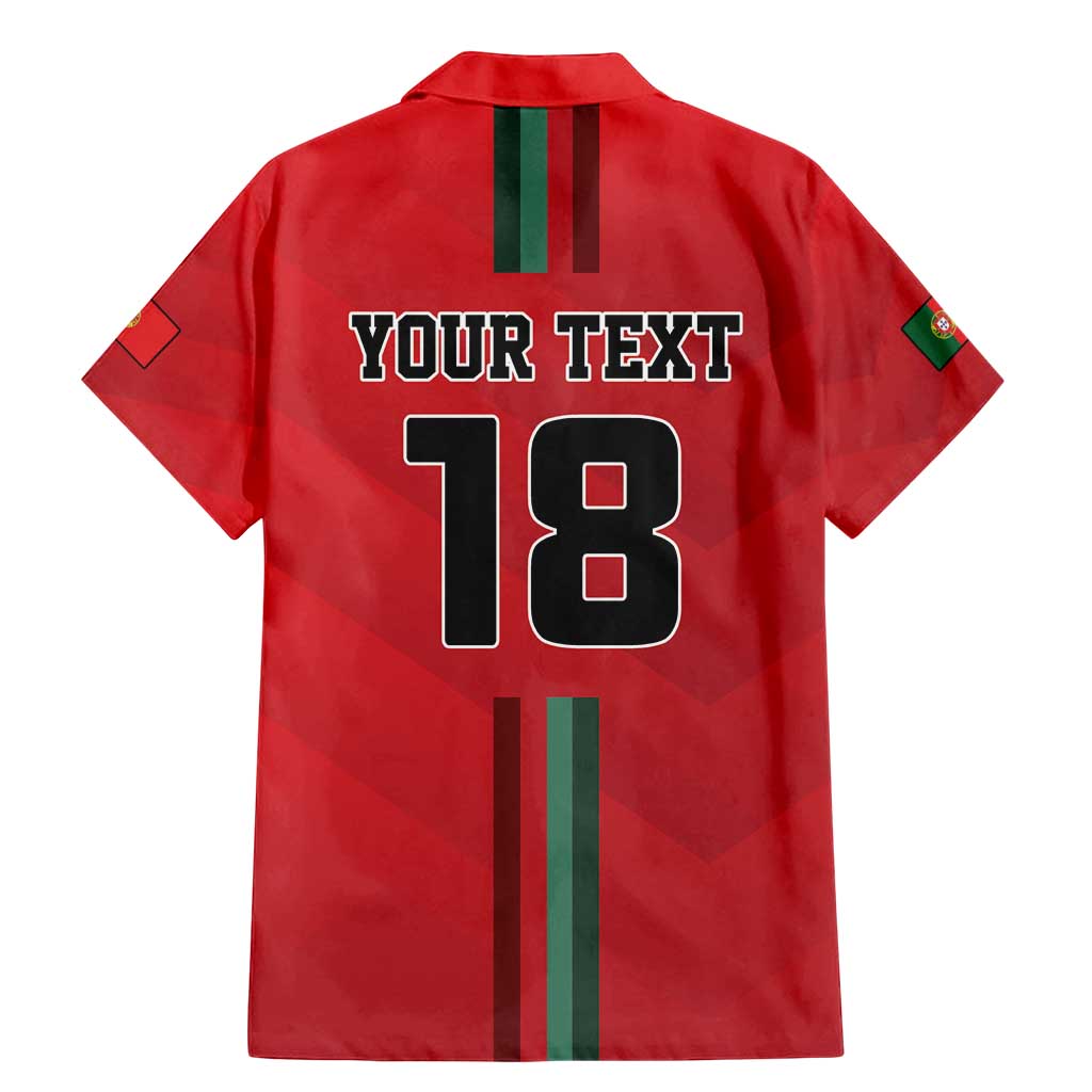 Custom Portugal Football Family Matching Mermaid Dress and Hawaiian Shirt A Selecao das Quinas