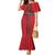 Custom Portugal Football Family Matching Mermaid Dress and Hawaiian Shirt A Selecao das Quinas
