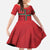 Custom Portugal Football Family Matching Off The Shoulder Long Sleeve Dress and Hawaiian Shirt A Selecao das Quinas
