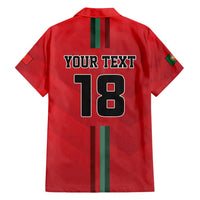 Custom Portugal Football Family Matching Off Shoulder Maxi Dress and Hawaiian Shirt A Selecao das Quinas