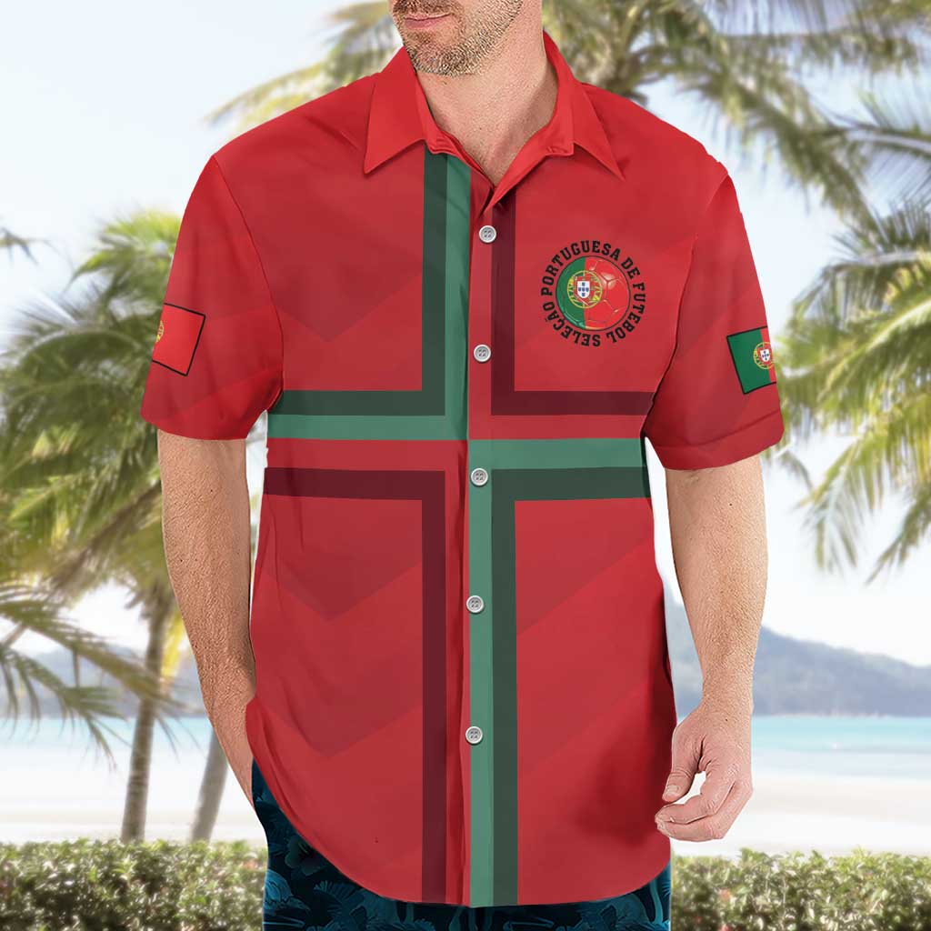 Custom Portugal Football Hawaiian Shirt A Selecao das Quinas