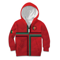 Custom Portugal Football Kid Hoodie A Selecao das Quinas