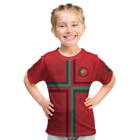 Custom Portugal Football Kid T Shirt A Selecao das Quinas