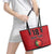 Custom Portugal Football Leather Tote Bag A Selecao das Quinas