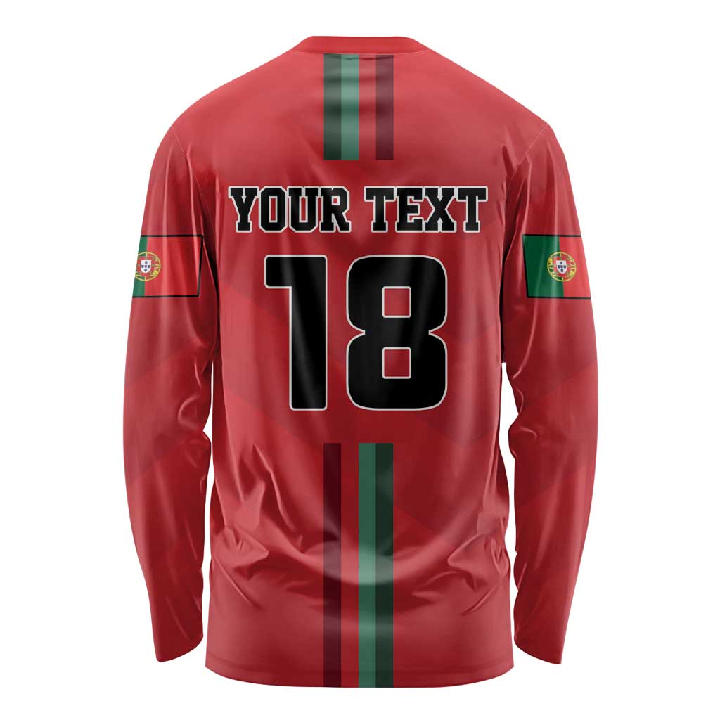 Custom Portugal Football Long Sleeve Shirt A Selecao das Quinas