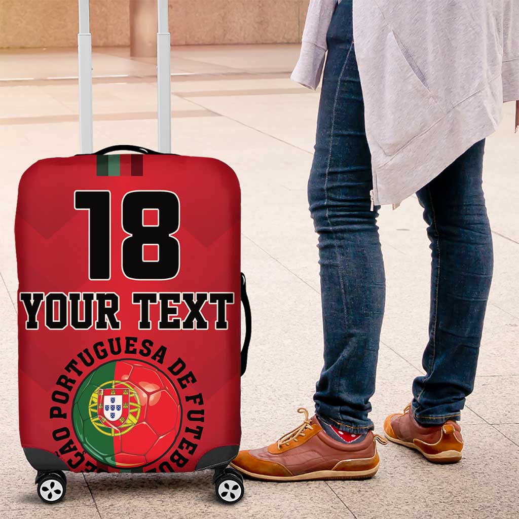 Custom Portugal Football Luggage Cover A Selecao das Quinas