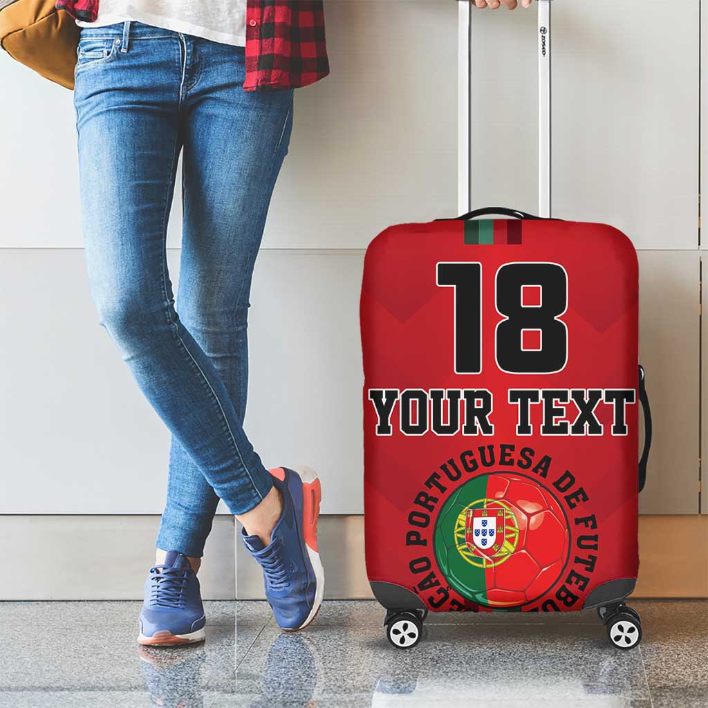 Custom Portugal Football Luggage Cover A Selecao das Quinas