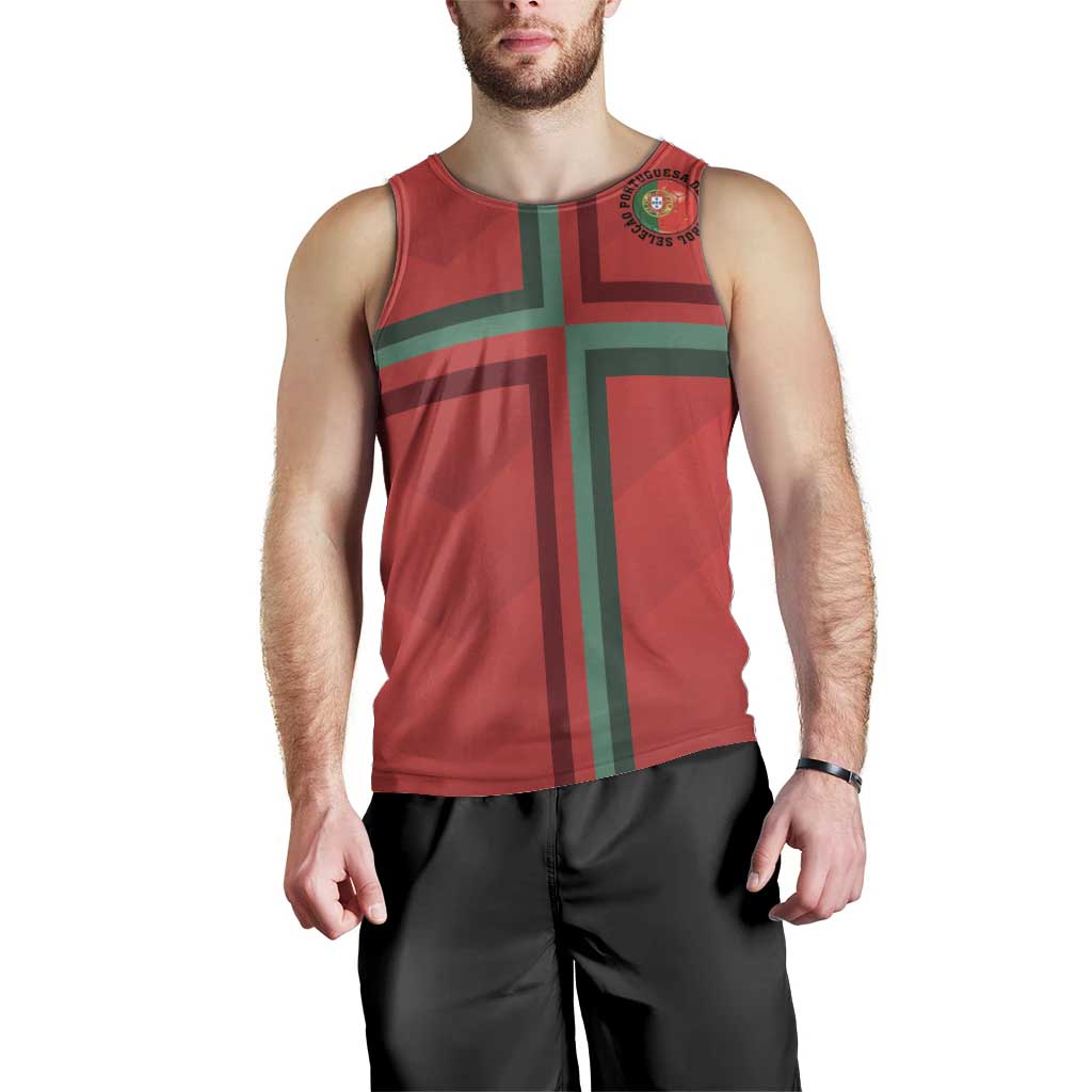 Custom Portugal Football Men Tank Top A Selecao das Quinas