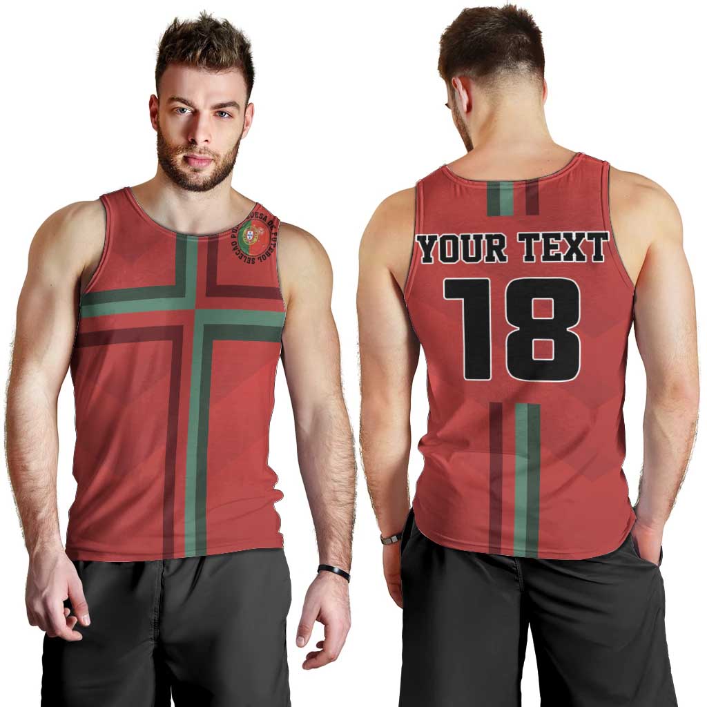 Custom Portugal Football Men Tank Top A Selecao das Quinas