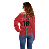 Custom Portugal Football Off Shoulder Sweater A Selecao das Quinas