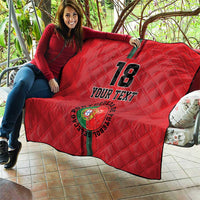 Custom Portugal Football Quilt A Selecao das Quinas