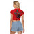 Custom Portugal Football Raglan Cropped T Shirt A Selecao das Quinas