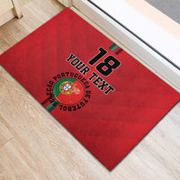 Custom Portugal Football Rubber Doormat A Selecao das Quinas
