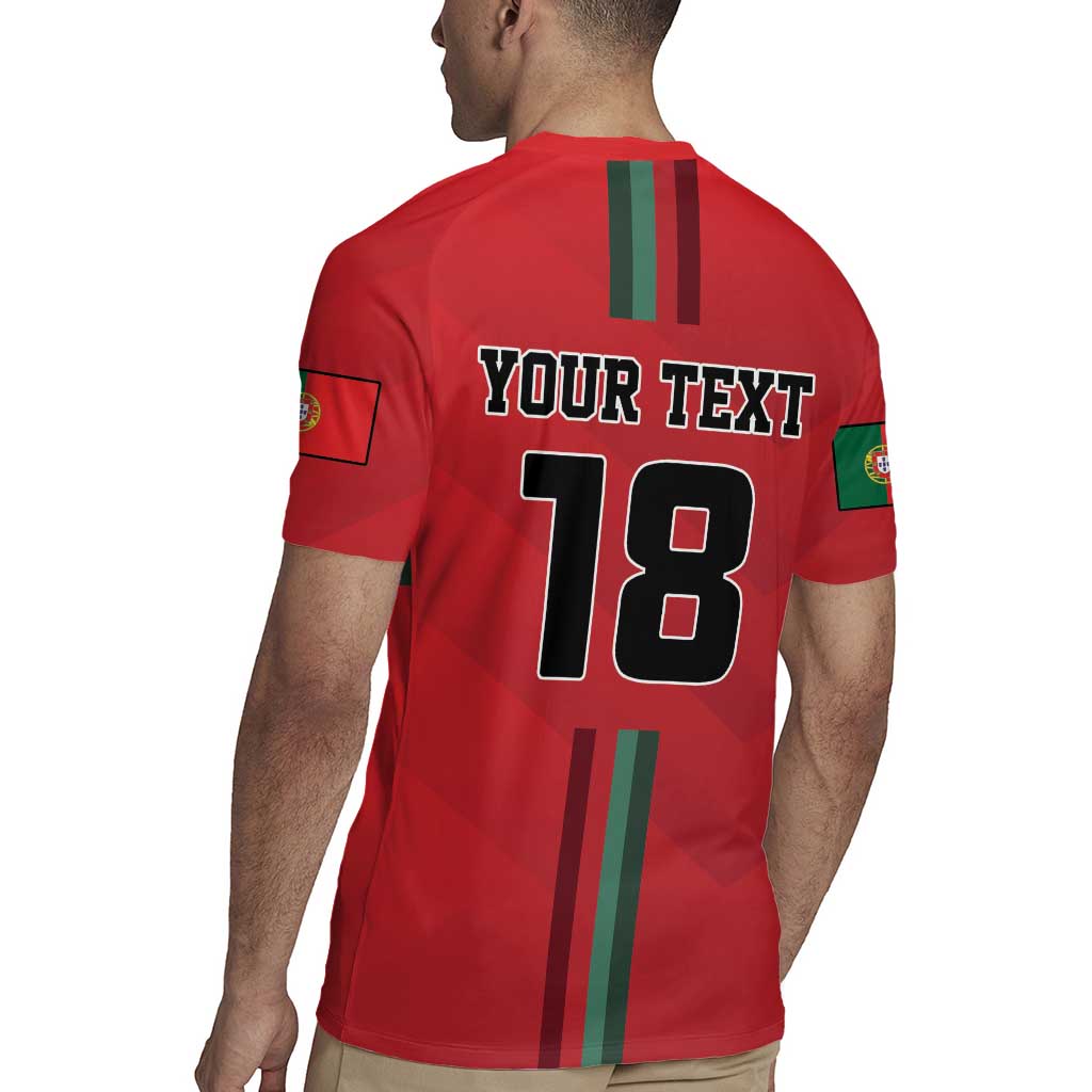 Custom Portugal Football Rugby Jersey A Selecao das Quinas