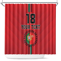 Custom Portugal Football Shower Curtain A Selecao das Quinas
