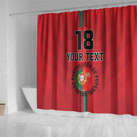 Custom Portugal Football Shower Curtain A Selecao das Quinas