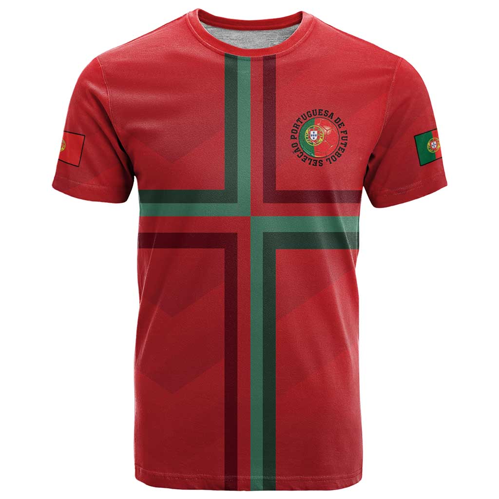 Custom Portugal Football T Shirt A Selecao das Quinas