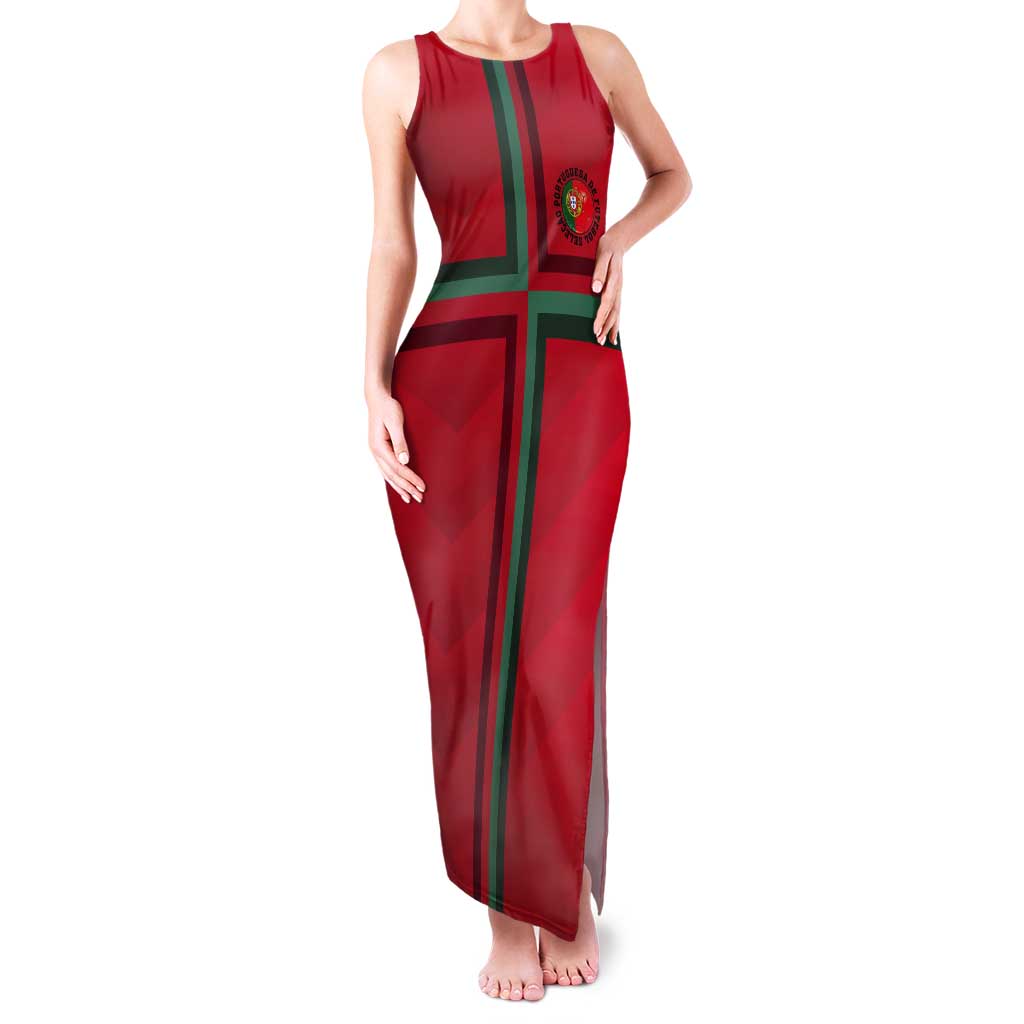 Custom Portugal Football Tank Maxi Dress A Selecao das Quinas