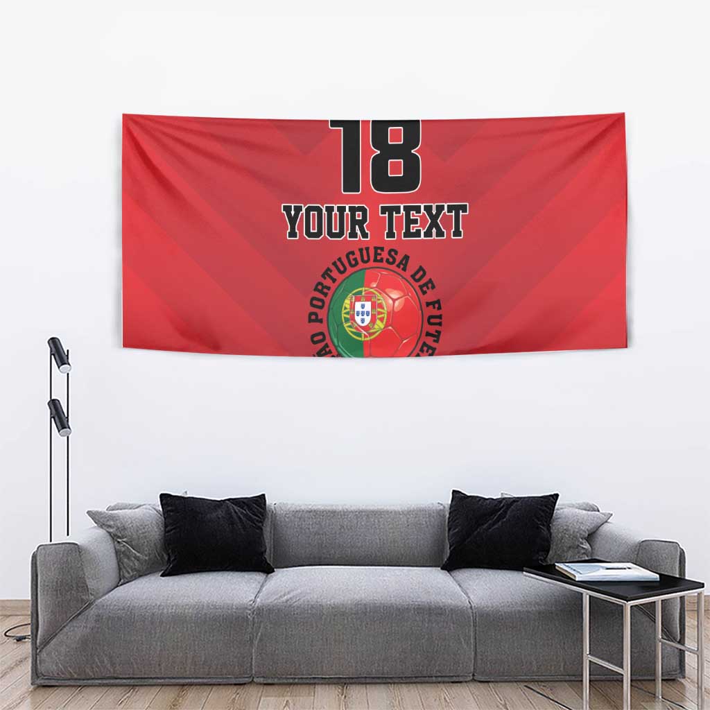 Custom Portugal Football Tapestry A Selecao das Quinas