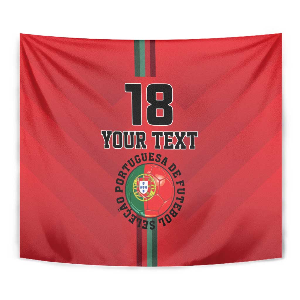 Custom Portugal Football Tapestry A Selecao das Quinas