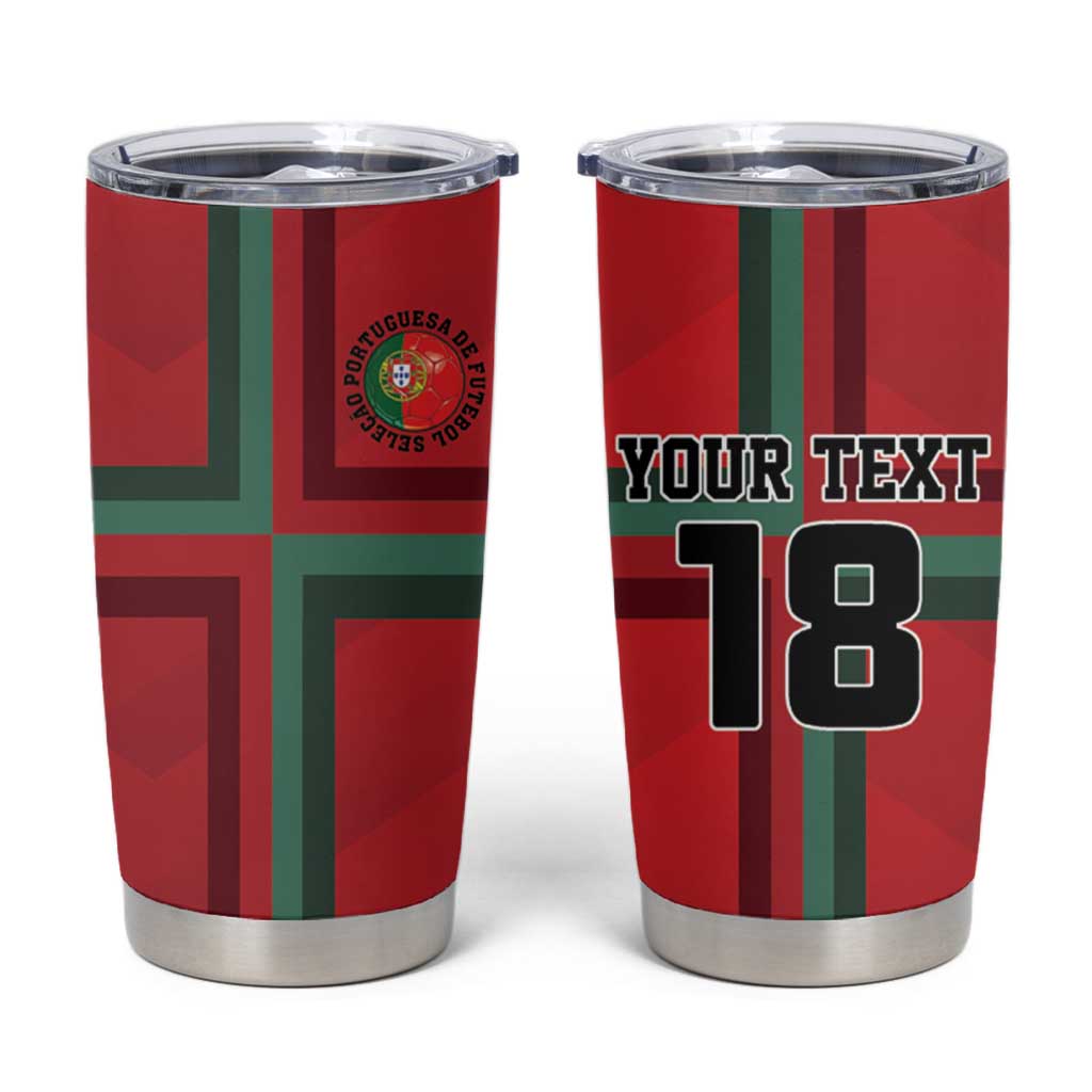 Custom Portugal Football Tumbler Cup A Selecao das Quinas