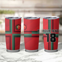 Custom Portugal Football Tumbler Cup A Selecao das Quinas