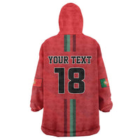 Custom Portugal Football Wearable Blanket Hoodie A Selecao das Quinas