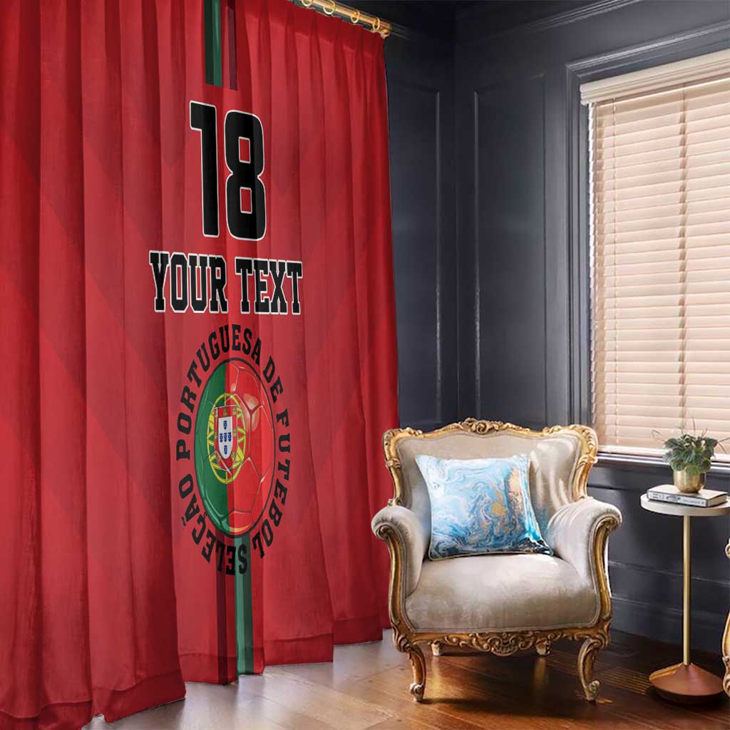 Custom Portugal Football Window Curtain A Selecao das Quinas