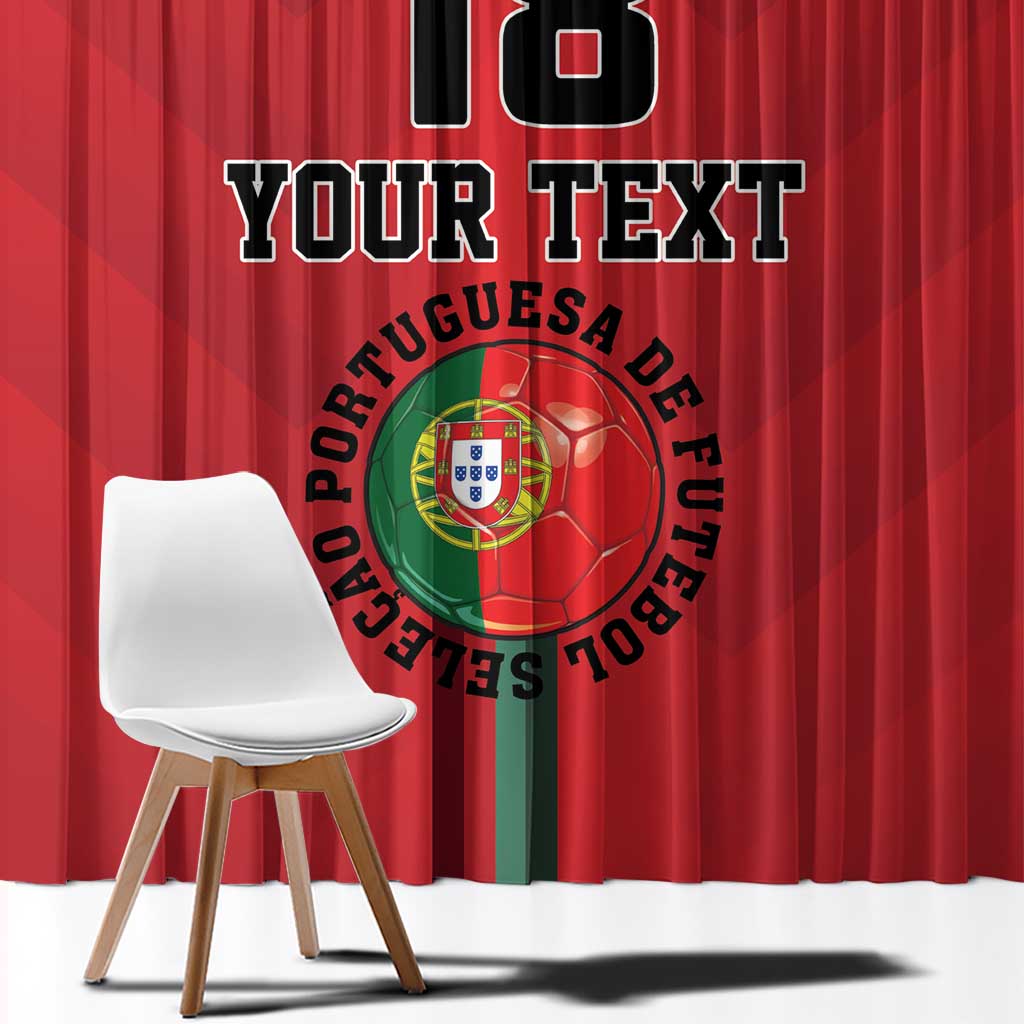 Custom Portugal Football Window Curtain A Selecao das Quinas