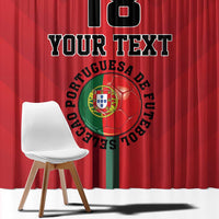 Custom Portugal Football Window Curtain A Selecao das Quinas