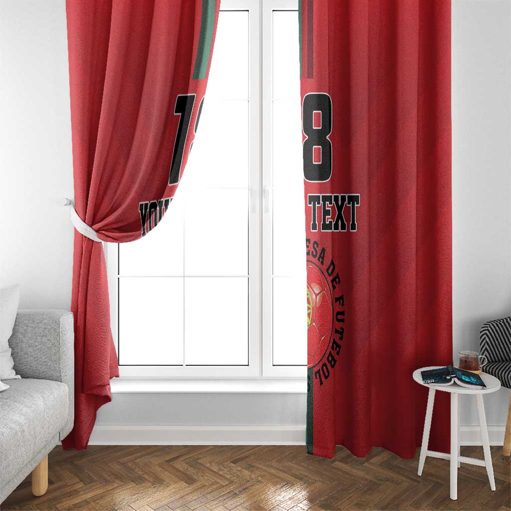 Custom Portugal Football Window Curtain A Selecao das Quinas