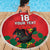 Custom Portugal Football Beach Blanket Barcelos Rooster Mascot Dynamic Style