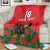 Custom Portugal Football Blanket Barcelos Rooster Mascot Dynamic Style