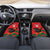 Custom Portugal Football Car Mats Barcelos Rooster Mascot Dynamic Style