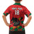 Custom Portugal Football Family Matching Off The Shoulder Long Sleeve Dress and Hawaiian Shirt Barcelos Rooster Mascot Dynamic Style