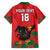 Custom Portugal Football Family Matching Off The Shoulder Long Sleeve Dress and Hawaiian Shirt Barcelos Rooster Mascot Dynamic Style