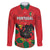 Custom Portugal Football Family Matching Off The Shoulder Long Sleeve Dress and Hawaiian Shirt Barcelos Rooster Mascot Dynamic Style