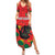 Custom Portugal Football Family Matching Summer Maxi Dress and Hawaiian Shirt Barcelos Rooster Mascot Dynamic Style