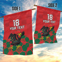 Custom Portugal Football Garden Flag Barcelos Rooster Mascot Dynamic Style