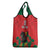 Custom Portugal Football Grocery Bag Barcelos Rooster Mascot Dynamic Style