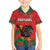Custom Portugal Football Kid Hawaiian Shirt Barcelos Rooster Mascot Dynamic Style