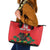 Custom Portugal Football Leather Tote Bag Barcelos Rooster Mascot Dynamic Style