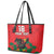 Custom Portugal Football Leather Tote Bag Barcelos Rooster Mascot Dynamic Style