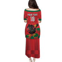 Custom Portugal Football Puletasi Barcelos Rooster Mascot Dynamic Style