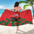 Custom Portugal Football Sarong Barcelos Rooster Mascot Dynamic Style