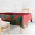 Custom Portugal Football Tablecloth Barcelos Rooster Mascot Dynamic Style